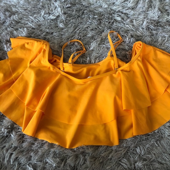 Top only- orange bikini top - Picture 3 of 3
